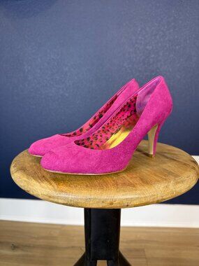 Style & Co NWT Blossom Pink Faux Suede Pumps Heels | 7